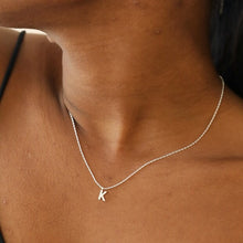 Load image into Gallery viewer, Lisa Angel Silver Initial Necklace
