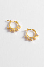 Load image into Gallery viewer, Estella Bartlett CZ Spike Hoop Earrings
