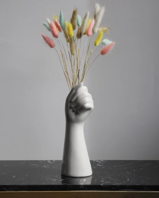 Ceramic Hand Shape Vase