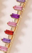 Load image into Gallery viewer, Multi Gem Vertical Hair slide - Available in 2 olourways
