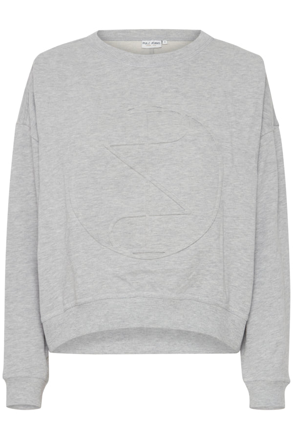 Pulze Jeans Mallie Grey Motif Sweatshirt