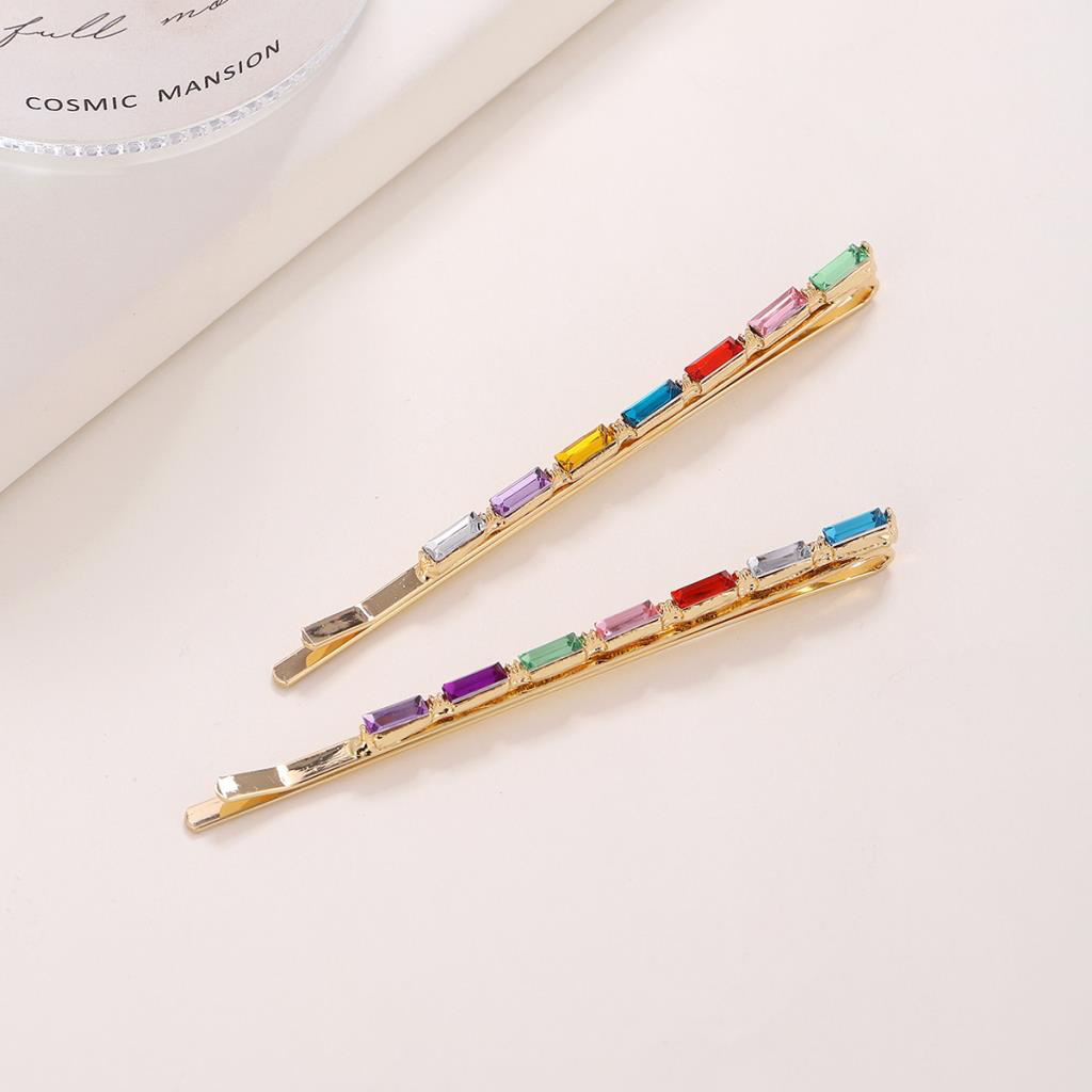 Multi Gem Horizontal Hair slide