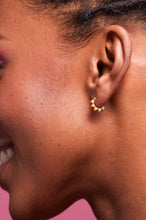 Load image into Gallery viewer, Estella Bartlett CZ Spike Hoop Earrings
