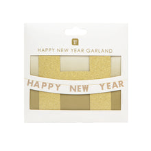 Load image into Gallery viewer, Happy New Year Gold Glitter Garland
