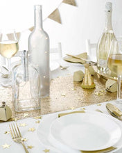 Load image into Gallery viewer, Luxe Gold PU Glitter Bunting
