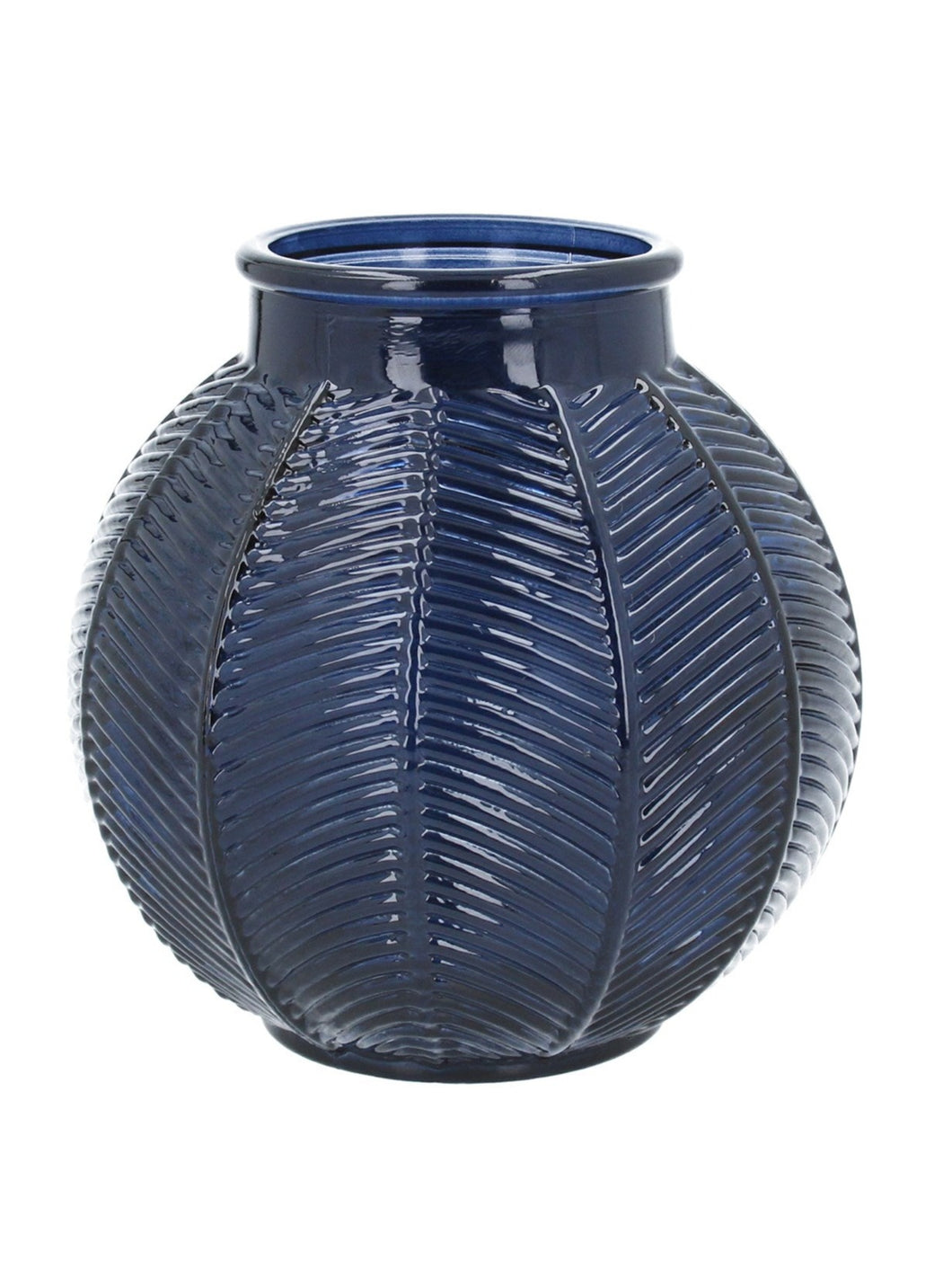 Gisela Graham Leaf Ball Vase - 2 colours available
