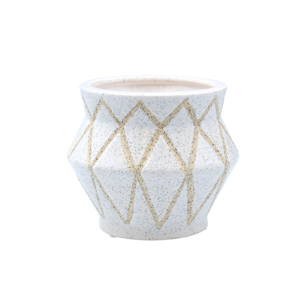 gisela graham plant pot Gisela Graham Speckle Geo Pot Plant Cover