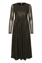 Load image into Gallery viewer, Culture Melida Mesh Dress Gold Dot
