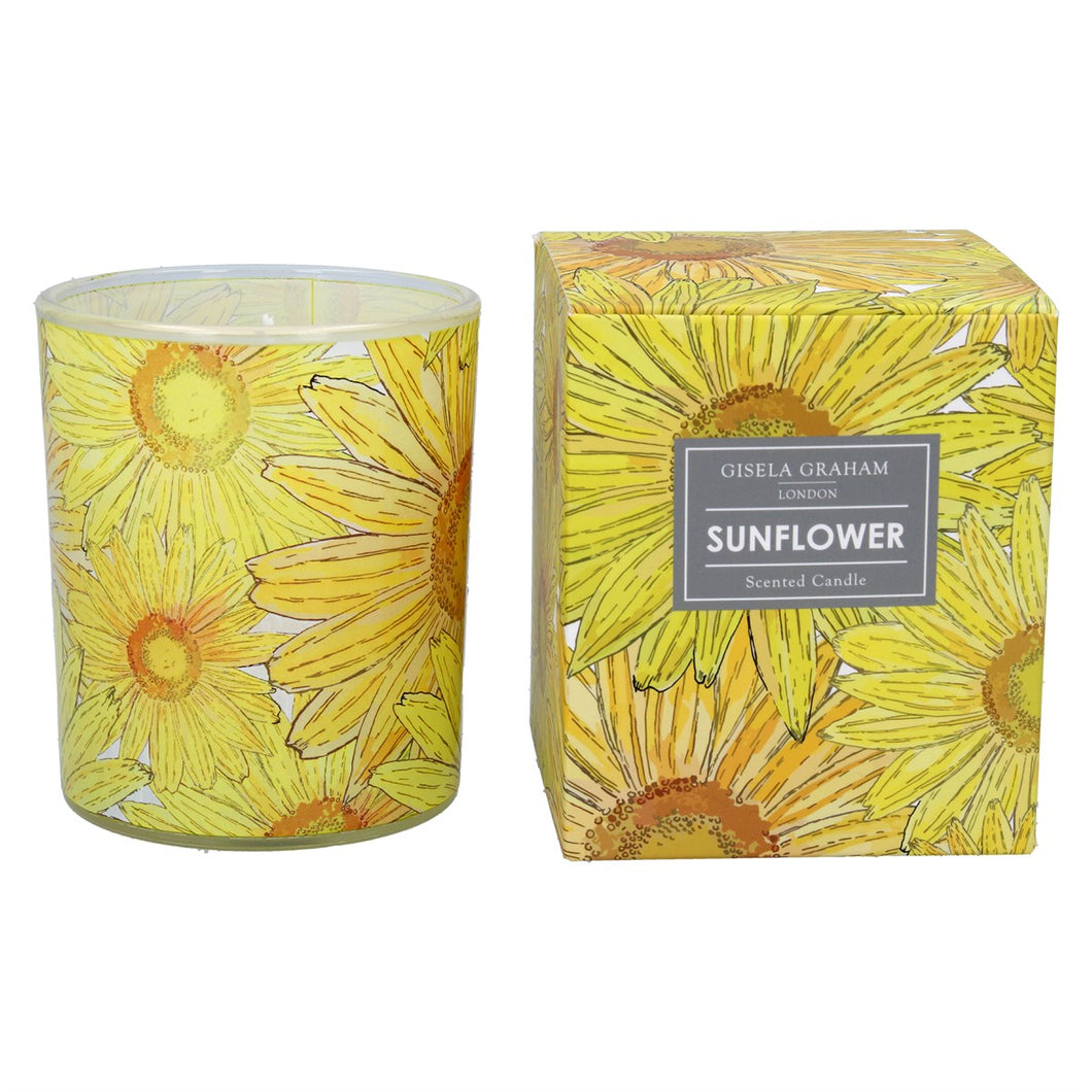 Sunflower scented candle 