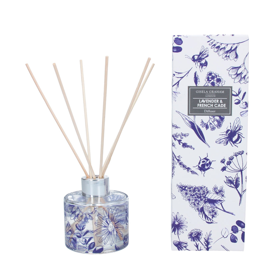 Gisela Graham Reed Diffuser - Lavender and French Cade