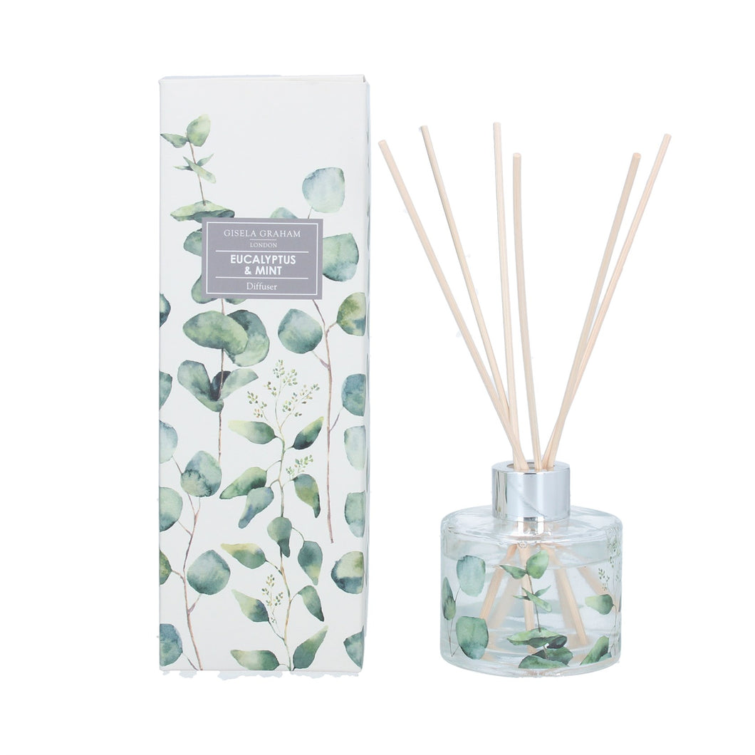 Gisela Graham Reed Diffuser - Eucalyptus and Mint