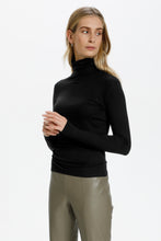 Load image into Gallery viewer, Black long sleeve rollneck 
