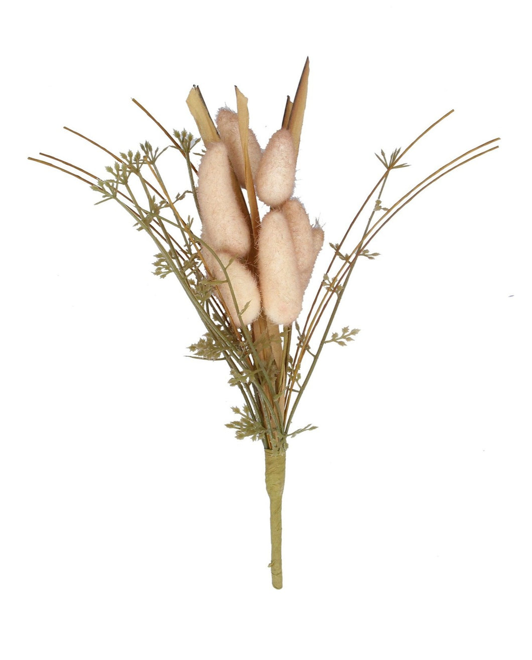 Natural Bunny Tail Mini Faux Flower Bunch