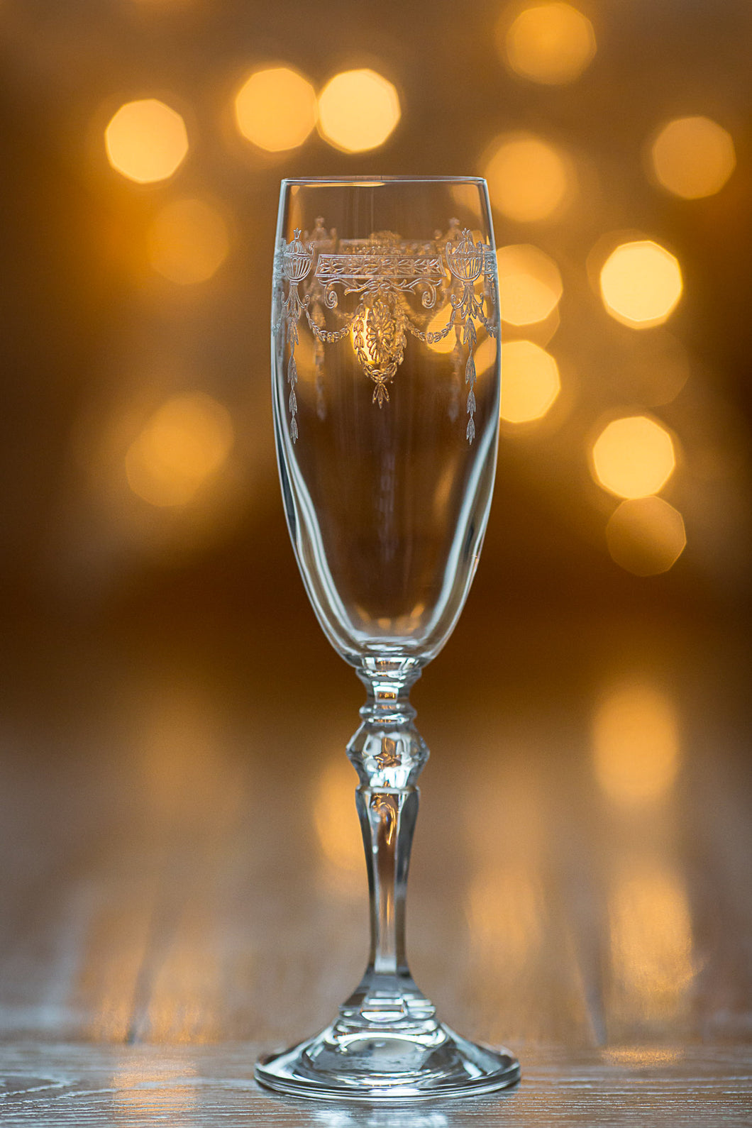 Catherine Engraved Champagne Flute