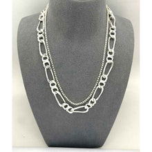 Load image into Gallery viewer, Double Layer Short Chunky Chain Necklace - Gold &amp; Silver
