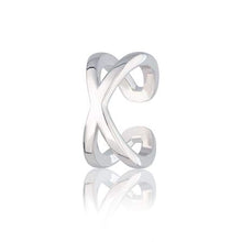 Load image into Gallery viewer, Cross Over Ear Cuff - Silver or Gold

