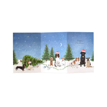 Load image into Gallery viewer, Trifold Christmas Card - Dogs
