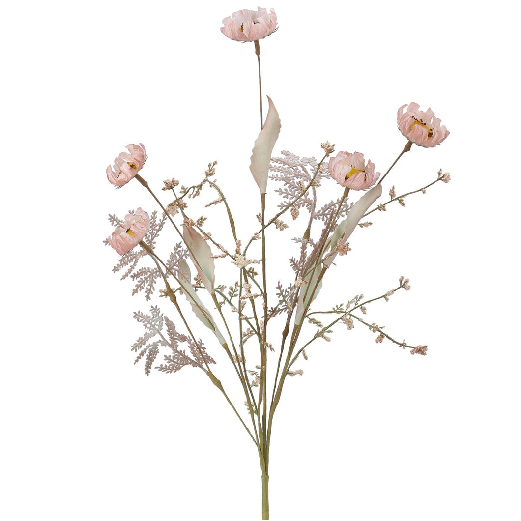 Pink wild fern spray
