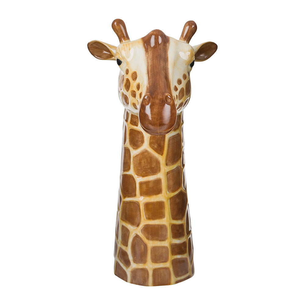 Quail Giraffe Vase
