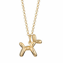 Load image into Gallery viewer, Scream Pretty Balloon Dog Necklace Gold

