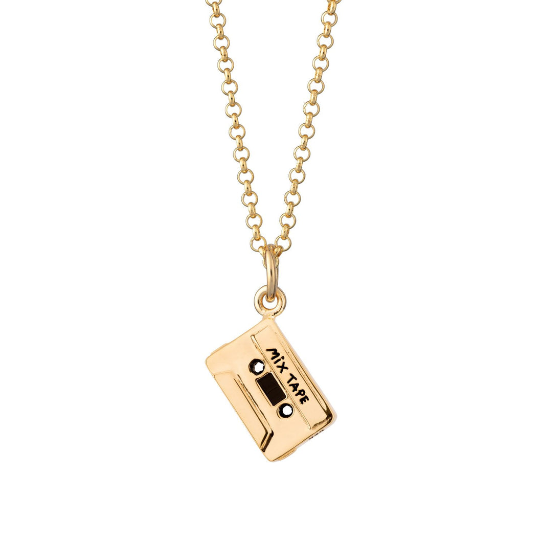 Scream Pretty Mix Tape Necklace Gold