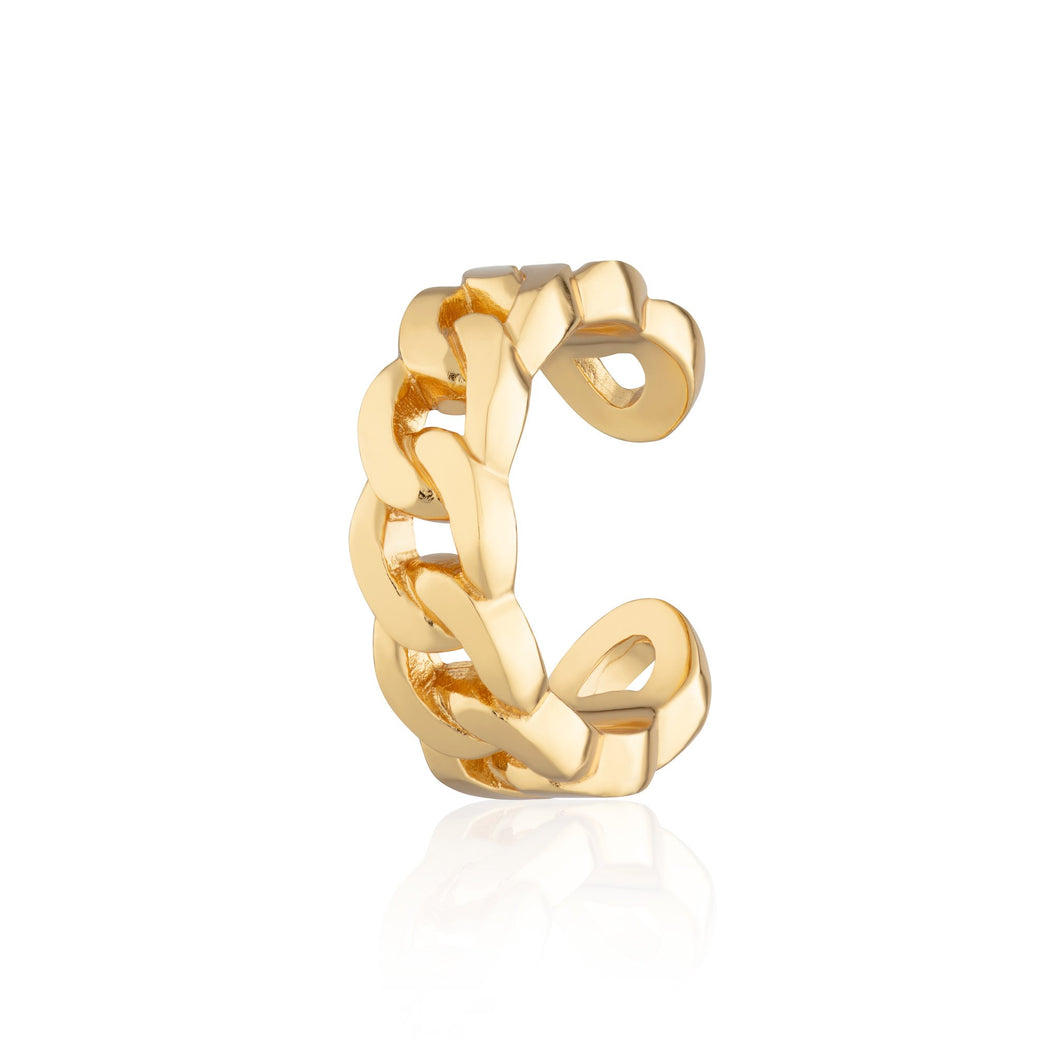Gold plated Chain Reaction Ear Cuff