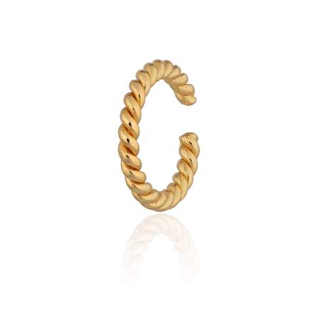 Twisted Ear Cuff Gold plated