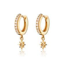 Load image into Gallery viewer, Scream Pretty / Hannah Martin Interstellar Star Huggie Earrings
