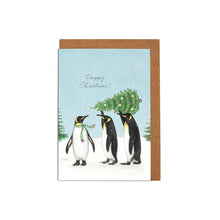Load image into Gallery viewer, Trifold Christmas Card - Igloo and Penguins
