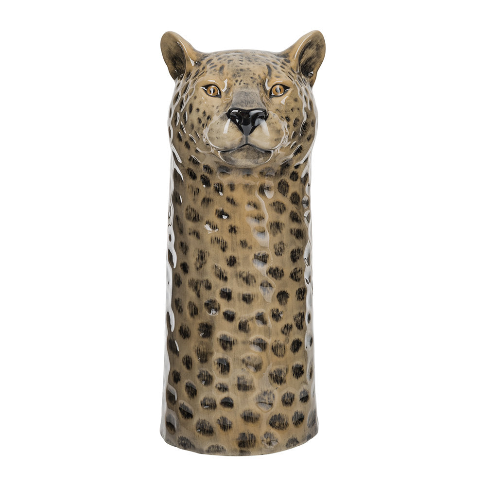 Quail Leopard Vase