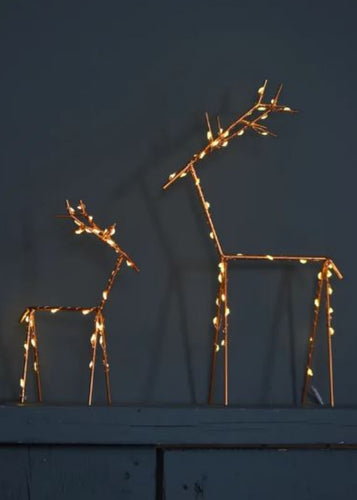 Copper deer lights 