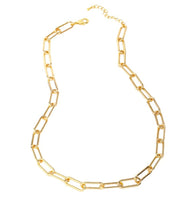 Load image into Gallery viewer, Long Links Necklace Gold

