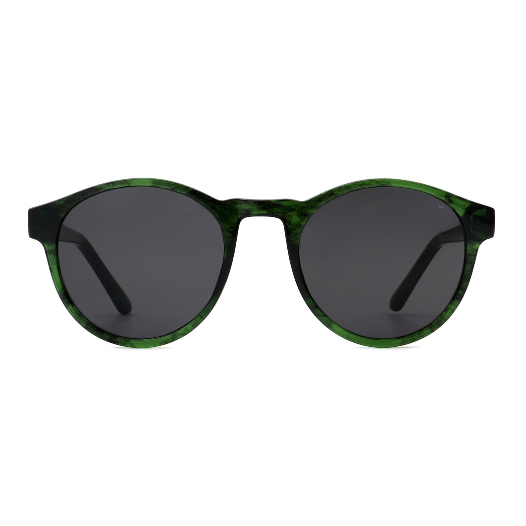 A. KJAERBEDE Marvin Sunglasses - Green Marble Transparent