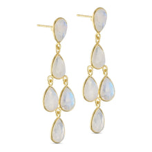 Load image into Gallery viewer, Pure by Nat Chandelier Semi-Precious Earrings
