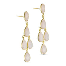 Load image into Gallery viewer, Pure by Nat Chandelier Semi-Precious Earrings
