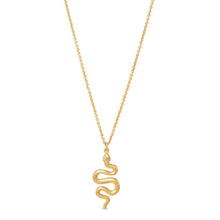 Load image into Gallery viewer, Gold plated Snake Necklace
