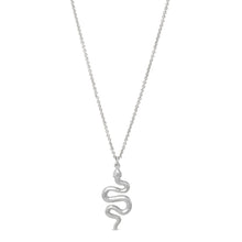 Load image into Gallery viewer, Silver plated Snake Necklace
