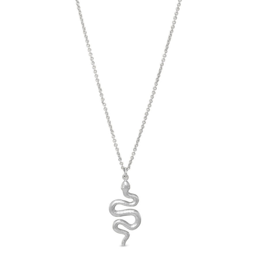 Silver plated Snake Necklace