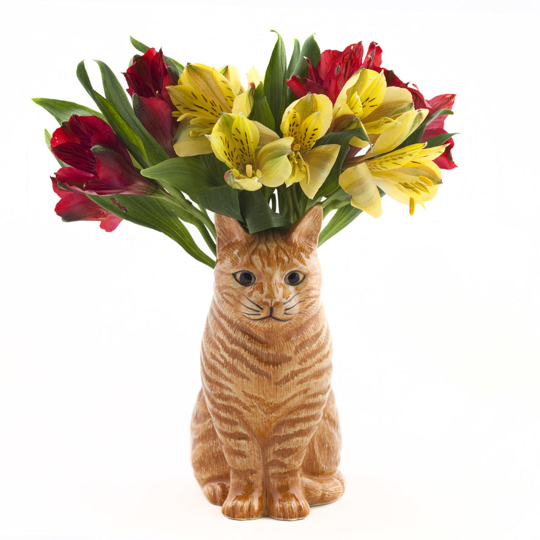 Quail Cat Vase - Vincent