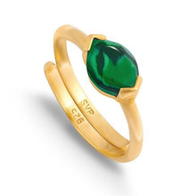 Load image into Gallery viewer, SVP Siren Malachite Adjustable Ring
