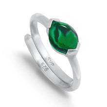 Load image into Gallery viewer, SVP Siren Malachite Adjustable Ring
