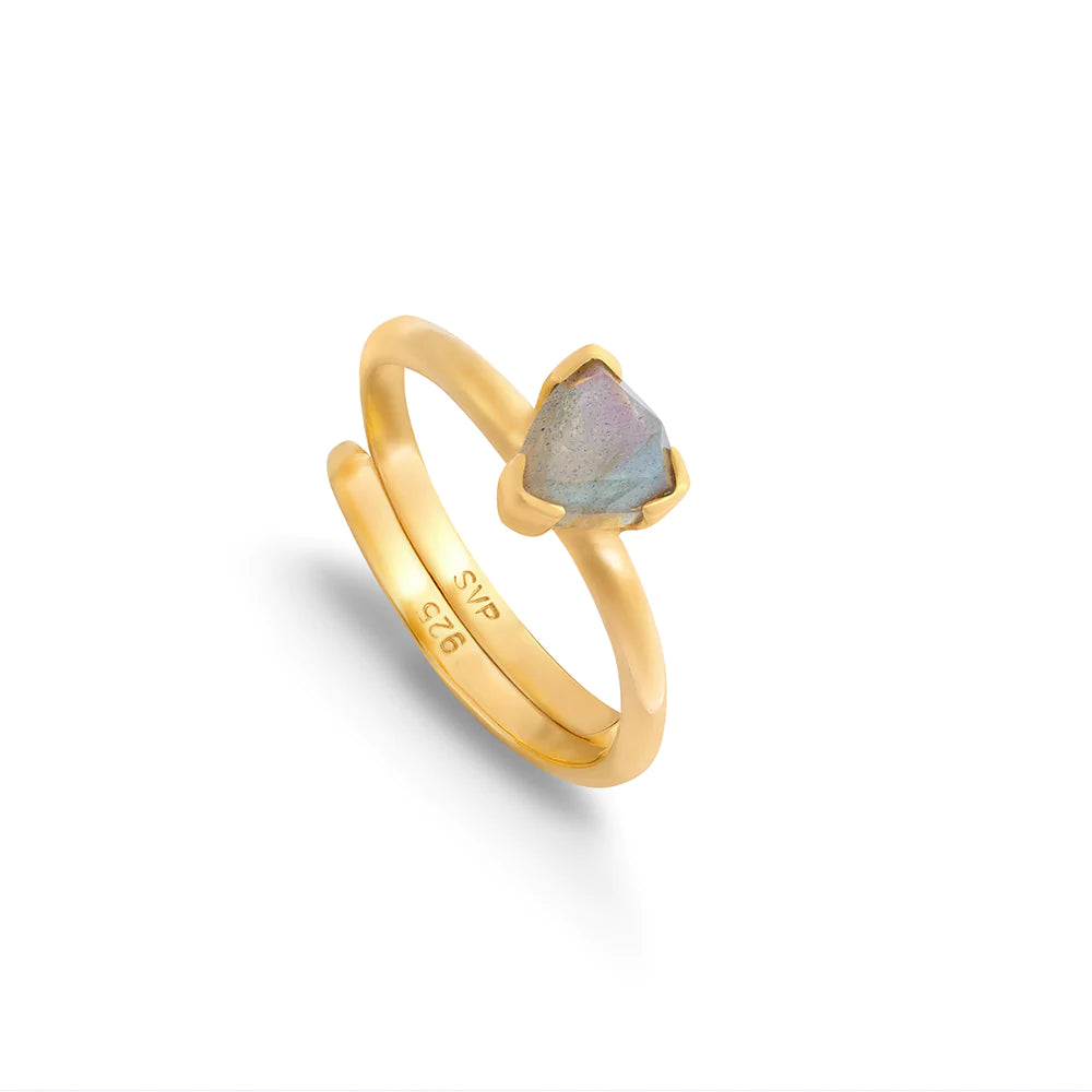 SVP Audie Labradorite Adjustable Ring