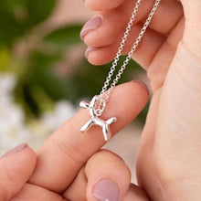 Load image into Gallery viewer, Scream Pretty Balloon Dog Necklace Gold
