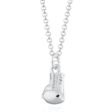 Load image into Gallery viewer, Scream Pretty Boxing Glove Necklace Silver
