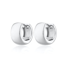 Load image into Gallery viewer, Sterling silver Super Chunk Huggie Hoop Earrings
