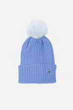 Load image into Gallery viewer, Star Detail Pom Pom Hat - available in 7 colours
