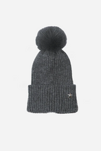 Load image into Gallery viewer, Star Detail Pom Pom Hat - available in 7 colours
