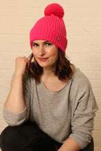 Load image into Gallery viewer, Star Detail Pom Pom Hat - available in 7 colours
