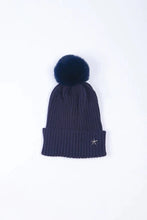 Load image into Gallery viewer, Star Detail Pom Pom Hat - available in 7 colours
