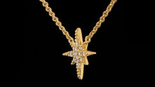 Load image into Gallery viewer, Starburst Necklace Gold or Silver 
